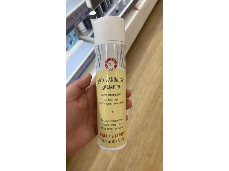 First Aid Beauty FAB Anti-Dandruff Shampoo – Fights Flakes, Soothes Scalp And Leaves Hair Looking Healthy – 8 oz