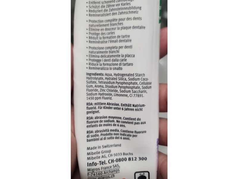 M-Budget Whitening Toothpaste, 125 mL