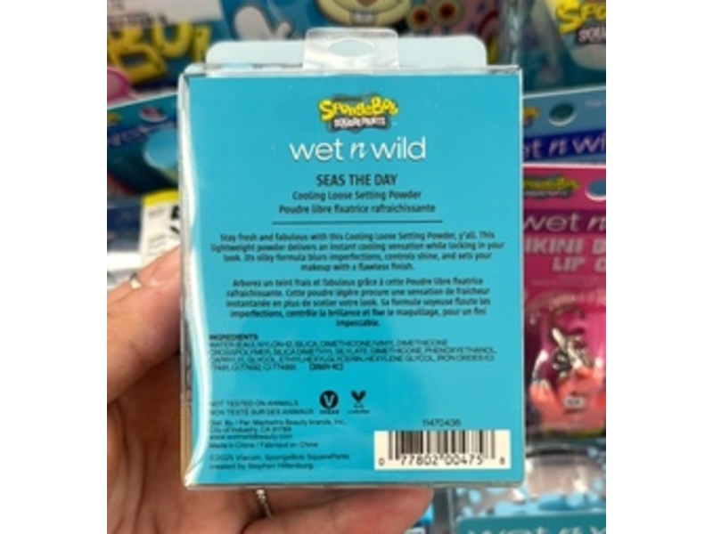 Wet n Wild Sponge Bob Setting Powder, Seas The Day, 0.35 oz/10 g