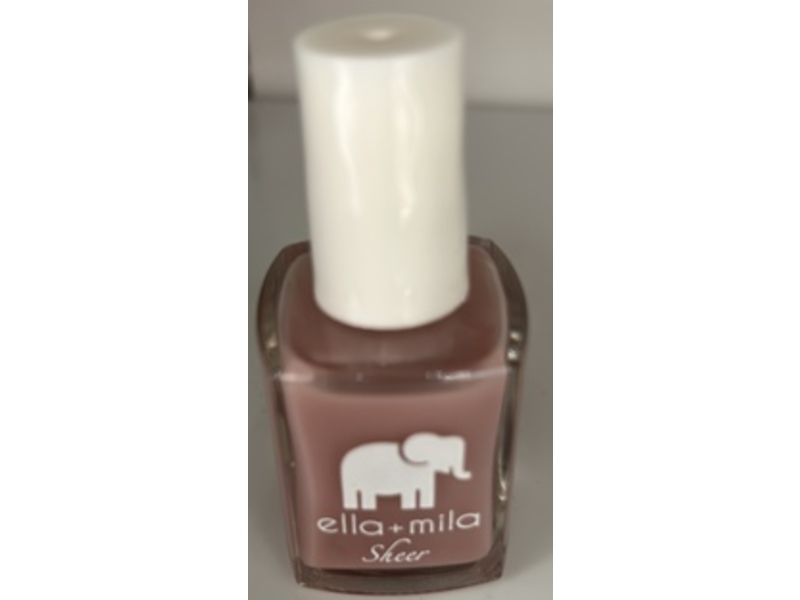 Ella Mila Sheer Nail Polish, Bold, 0.45 fl oz/13.3 mL