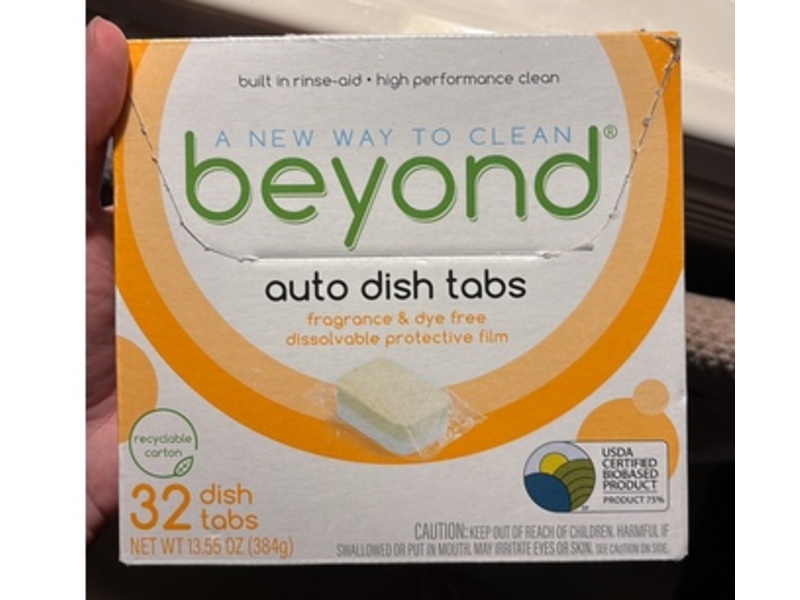 Beyond Auto Dish Tabs, 13.55 oz/384 g, 32 Count