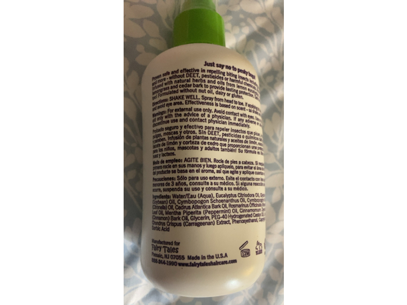 Fairy Tales Bug Bandit Deet - Free Bug Repellant, 8 fl oz/237 mL