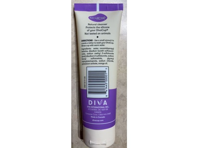 DivaCup DivaWash Menstrual Cup Cleanser, 4 fl oz