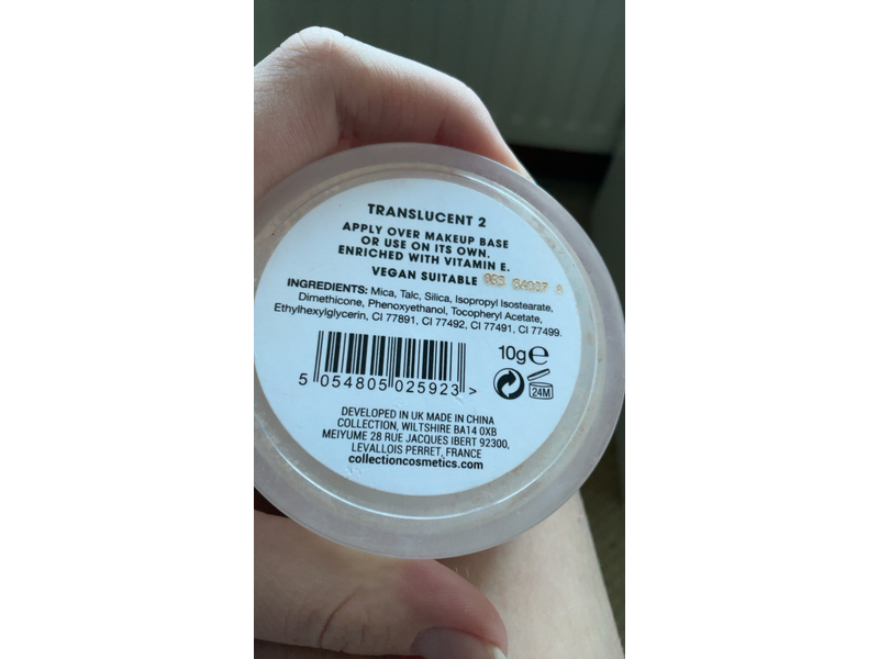 Collection Lasting Perfection Sheer Loose Powder, Matte, Transparent 1, 10 g