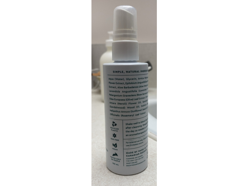 Rocky Mountain Soap Co Calming Toner, 100 mL