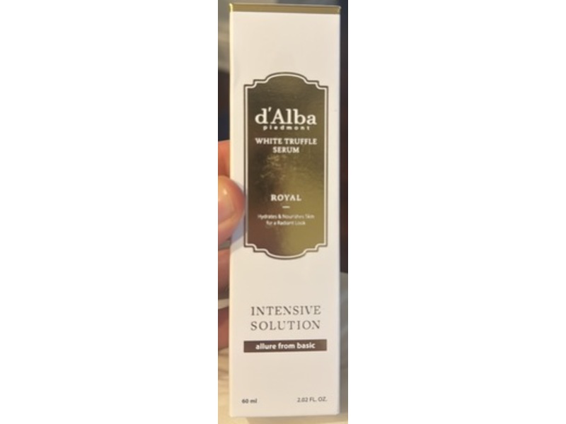 d'Alba Piedmont Royal White Truffle Serum, 2.02 fl oz/60 mL