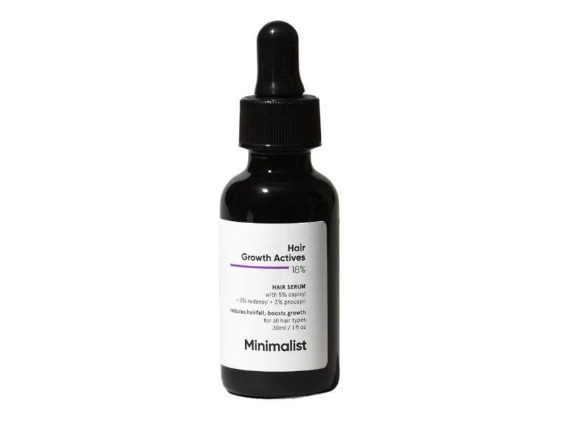 Minimalist Hair Growth Actives 18% Hair Serum, 1 fl oz/30 mL