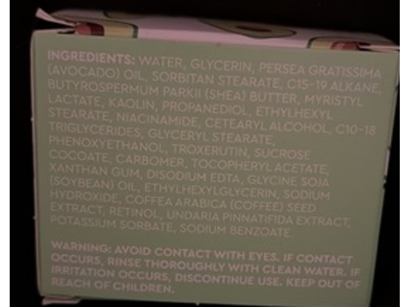 Lacura Overnight Under-Eye Mask, Avocado, 0.51 floz/15 mL