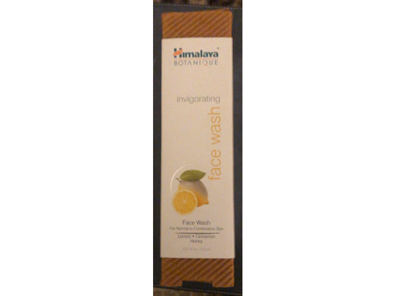 Himalaya Botanique Invigorating Face Wash, 5.07 fl oz/150 mL, Pack Of 2