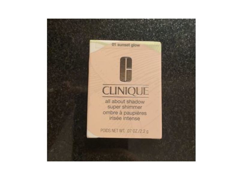 Clinique All About Shadow Super Shimmer, Sunset Glow, 07 oz/2.2 g