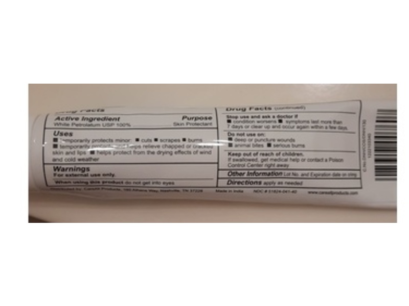 Careall Petroleum Jelly 4 oz/113 g, Pack Of 6