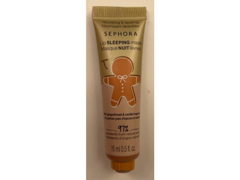 Sephora Lip Sleeping Mask, Gingerbread & Vanilla, 0.5 fl oz/15 mL