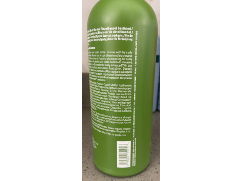 Aveda Be Curly Advanced Shampoo, 33.8 fl oz/1 L