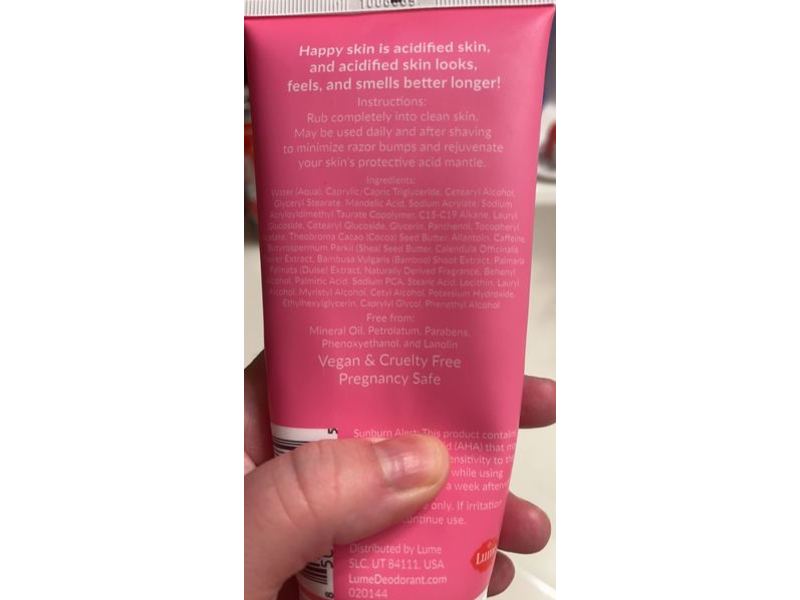 Lume Acidified Body butter, Pinky Peony, 6 oz/170 g, Pack Of 2