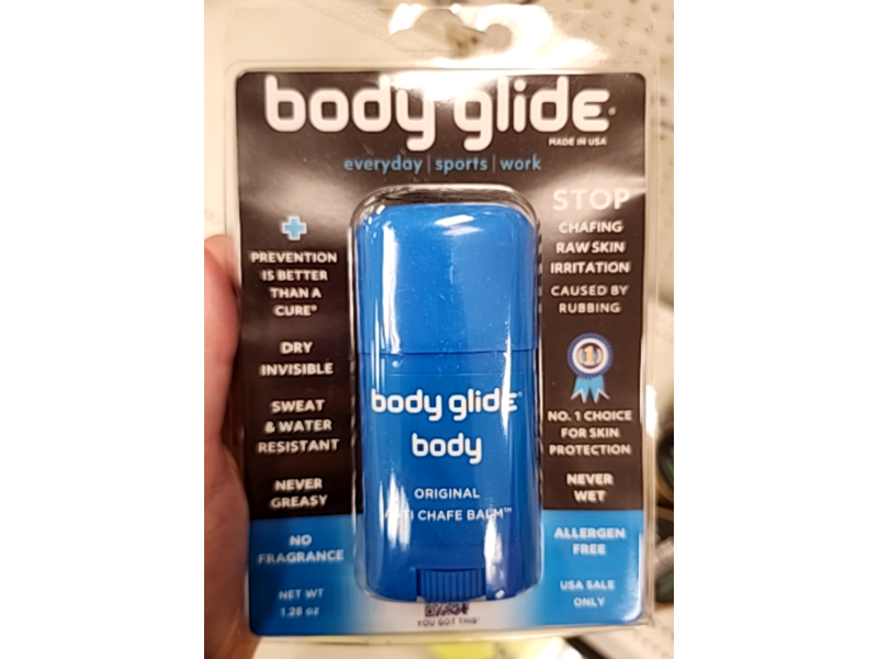 Body Glide Original Anti Chafe Balm, 1.28 oz