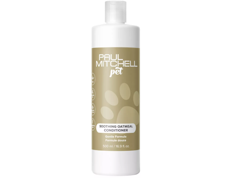 Paul Mitchell Soothing Pet Conditioner, Oatmeal, 16.9 fl oz/500 mL