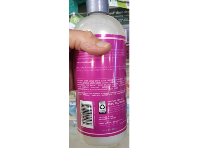 Renpure Nourishing Body Wash, Sweet Magnolia, 24 fl oz/710 mL