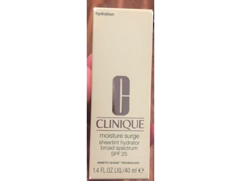 Clinique Moisture Surge Sheertint Hydrator, SPF 25, Light Medium, 1.4 fl oz/40 mL