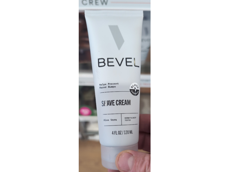 Bevel Shave Cream, Aloe Vera, 4 fl oz/120 mL