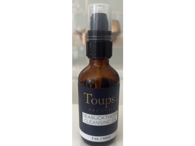 Toups & Co Organics Cleansing Oil, Seabuck Thorn, 2 oz/60 mL