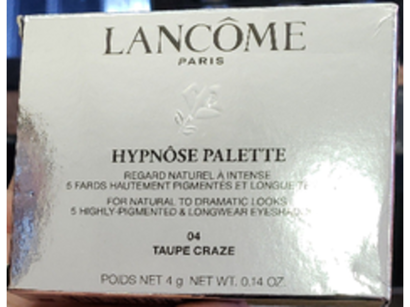 Lancome Hypnose Palette, 04 Taupe Craze, 0.14 oz/4 g