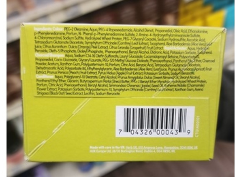 Oiamiga Permanent Coloration Hair Color, 1.0 Jet Black, 4.06 fl oz/120 mL