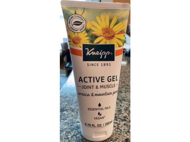Kneipp Joint & Muscle Active Gel, Essential Oils, 6.76 fl oz/200 mL