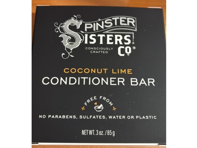 Spinster Sisters Co Conditioner Bar, Coconut Lime, 3 oz/85 g