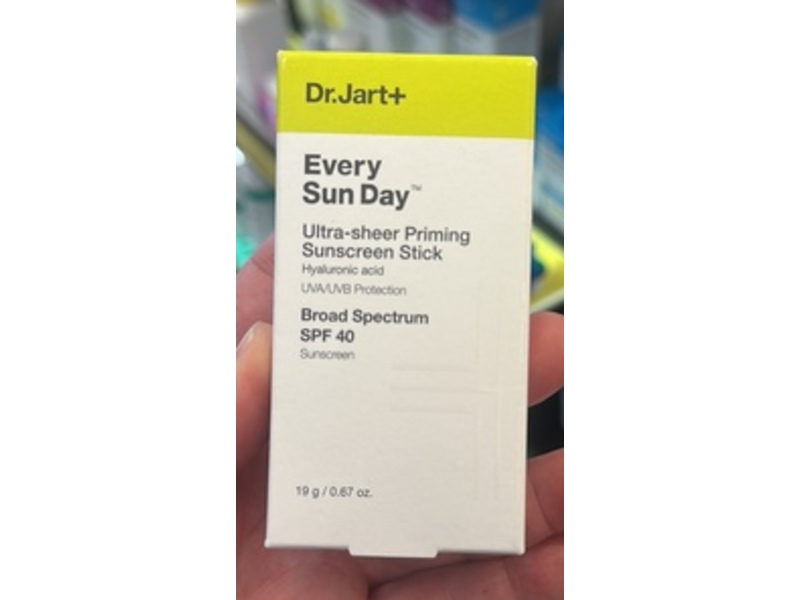 Dr. Jart+ Every Sunday Ultra Sheer Priming Sunscreen Stick, SPF 40, 0.67 oz/19 g