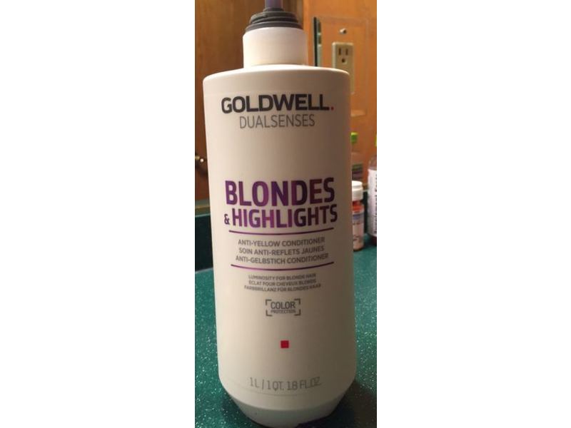 Goldwell Dualsenses Blondes & Highlights Conditioner, 1.8 fl oz/ 1L