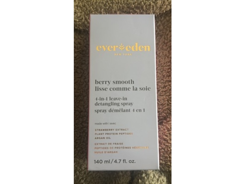 Everden Berry Smooth 4 In 1 Leave-in Detangling Spray, 4.7 fl oz/140 mL