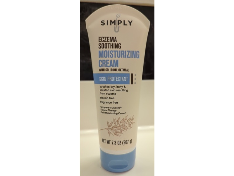 Simply Eczema Soothing Moisturizing Cream, Colloidal Oatmeal, 7.3 oz /207 g