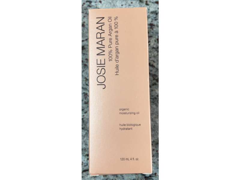 Josie Maran 100% Pure Organic Moisturizing Oil, Argan Oil, 4 fl oz/120 mL