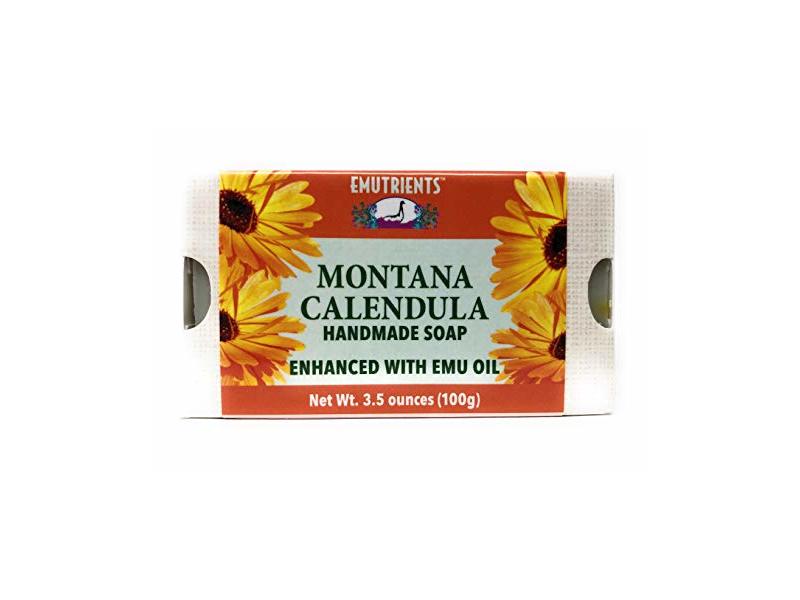 Montana Emu Ranch Handmade Soap, Montana Calendula, Emu Oil, 3.5 oz/100 g