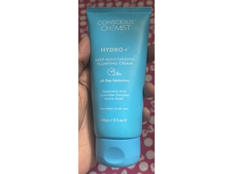 Conscious Chemist Hydro+ Deep Moisturizing Plumping Cream, 3.5 oz/100 g
