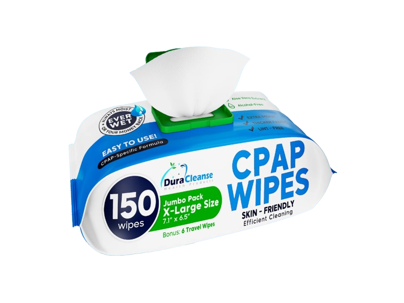 Dura Cleanse Cpap Wipes, Aloe Vera, 150 Count