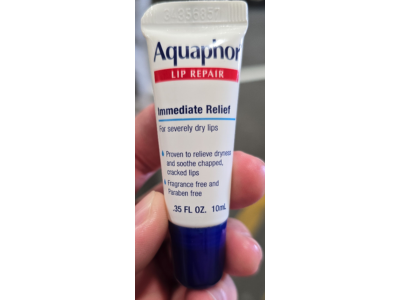 Aquaphor Immediate Releif Lip Repair, 0.35 fl oz/10 mL