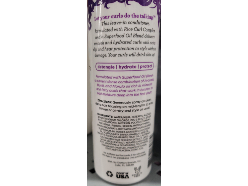Not Your Mother's Curl Talk Leave-in Conditioner, 6 fl oz/177 mL
