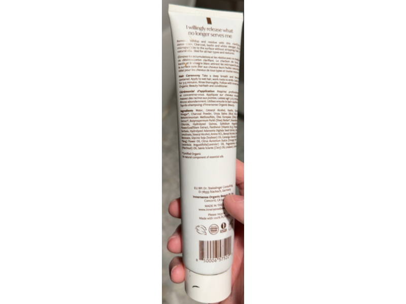 Innersense Organic Beauty Detox Hair Mask, 4 fl oz/118 mL