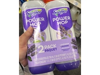 Swiffer Power Mop Floor Cleaning Solution, Lavender, 25.3 fl oz/750 mL, Pack Of 2 - thumbnail 2