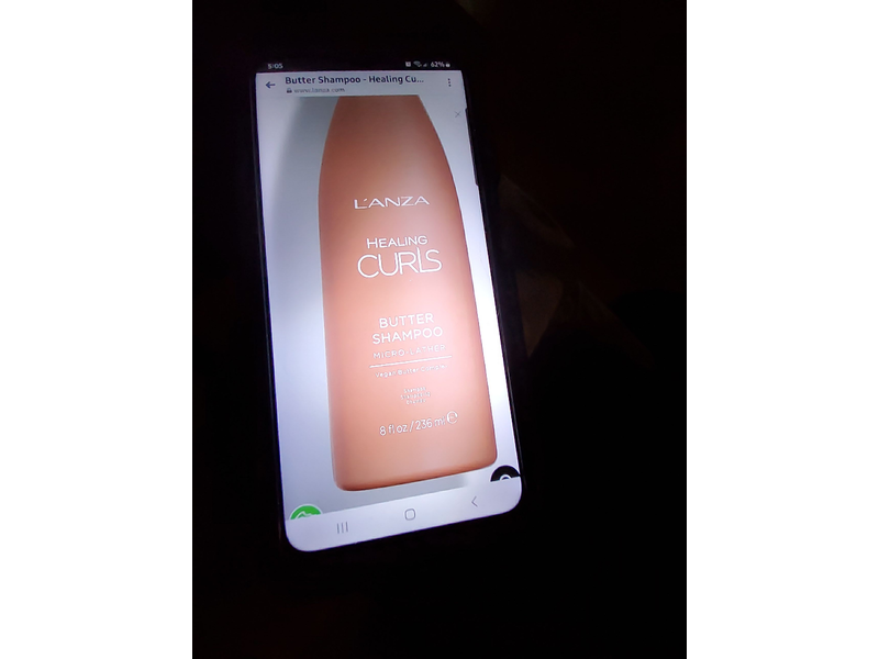 L'anza Healing Curls Butter Shampoo, 8 fl oz/236 mL