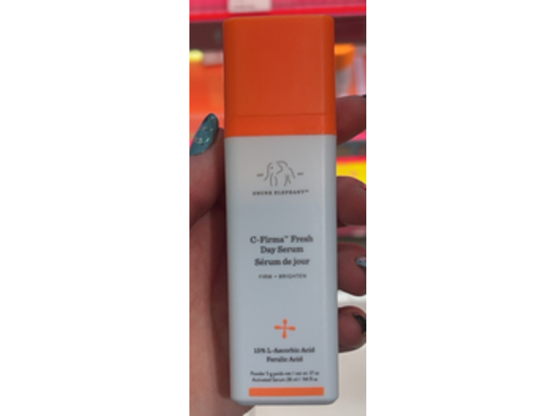 Drunk Elephant C-Firma Fresh Day Serum, 15% L-Ascorbic Acid + Ferulic Acid, 0.94 fl oz/28 mL