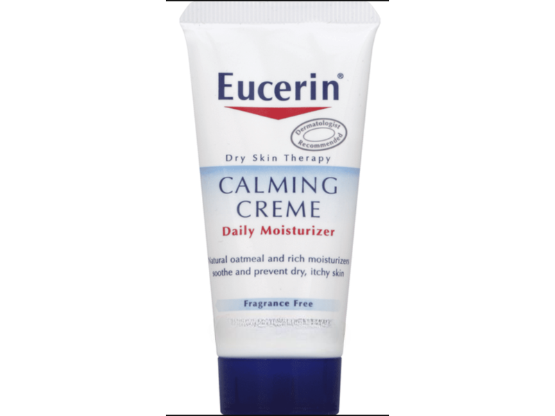 Eucerin Calming Creme Daily Moisturizer, Fragrance Free, 10 oz/283 g