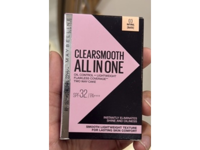 Maybelline Clear Smooth All In One Refill Foundation, 03 Natural, SPF 32 PA+++,