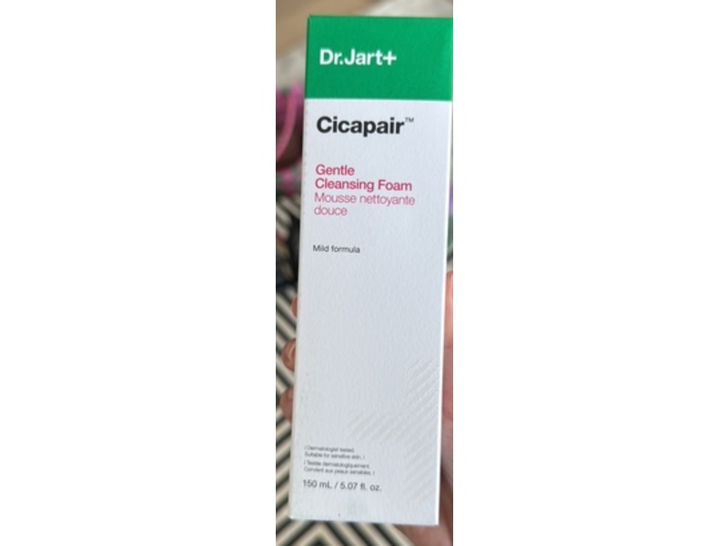 Dr. Jart+ Cicapair Gentle Cleansing Foam, 5.07 fl oz/150 mL