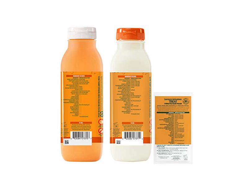 Garnier Fructis Damage Repairing Treat Shampoo Conditioner & Mask