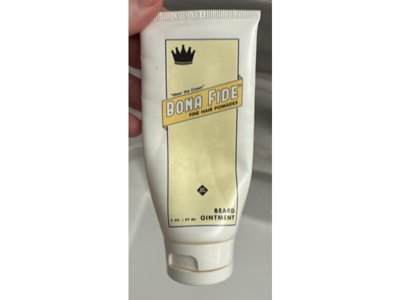 Bona Fide Fine Hair Pomades Beard Ointment, 2 oz/89 mL