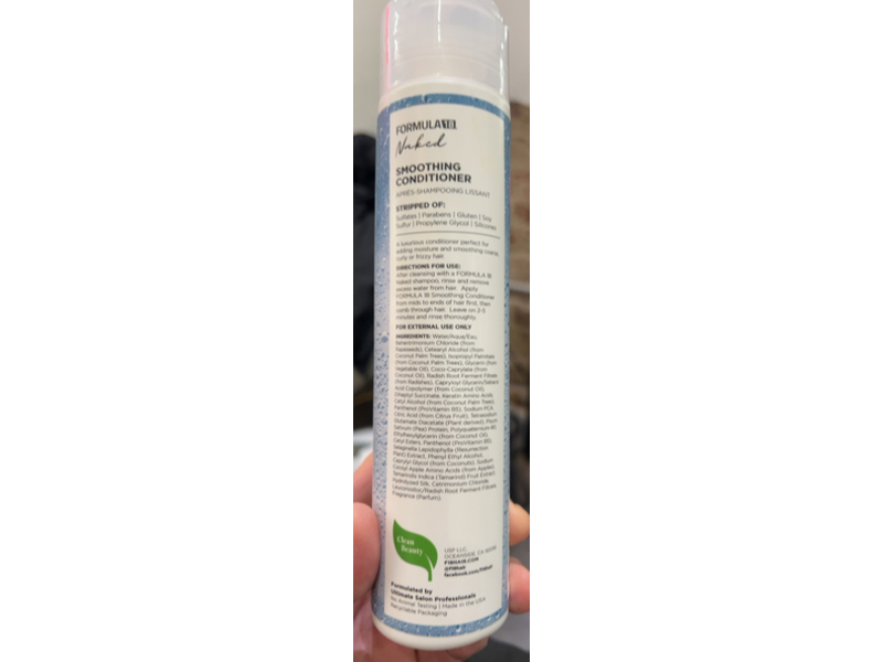 Formula 18 Naked Smoothing Conditioner, 10.1 fl oz/300 mL