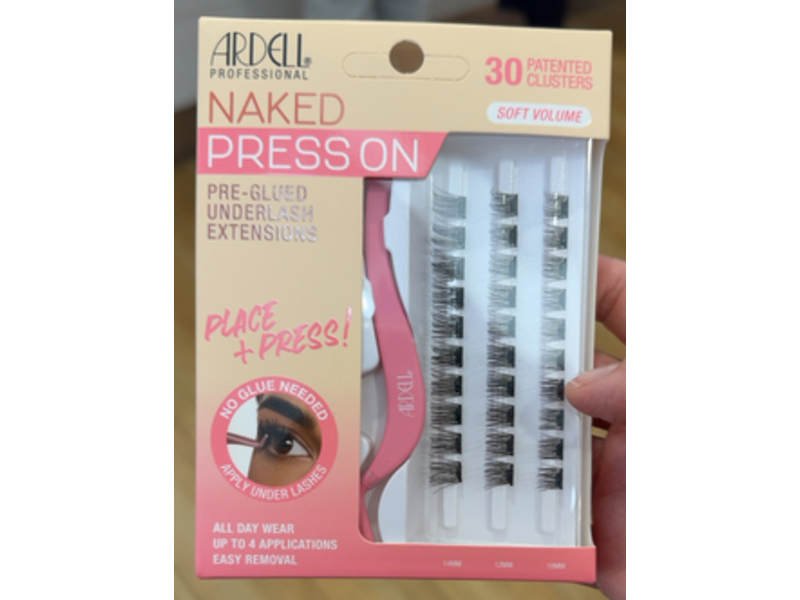 Ardell Naked Press On Pre-Glued Underlash Extensions, Soft Volume, 30 Count