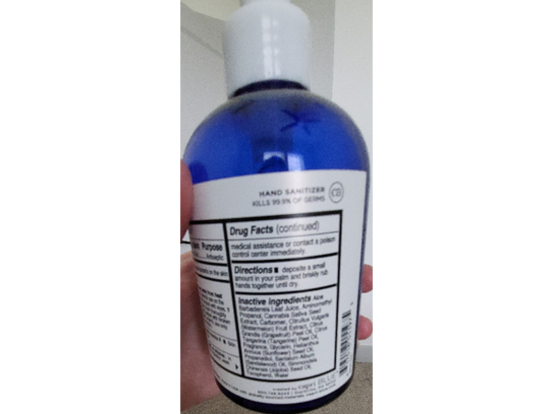 Capri Blue Volcano Hand Sanitizer, Aloe & Jojoba Oil, 9 fl oz/266 mL